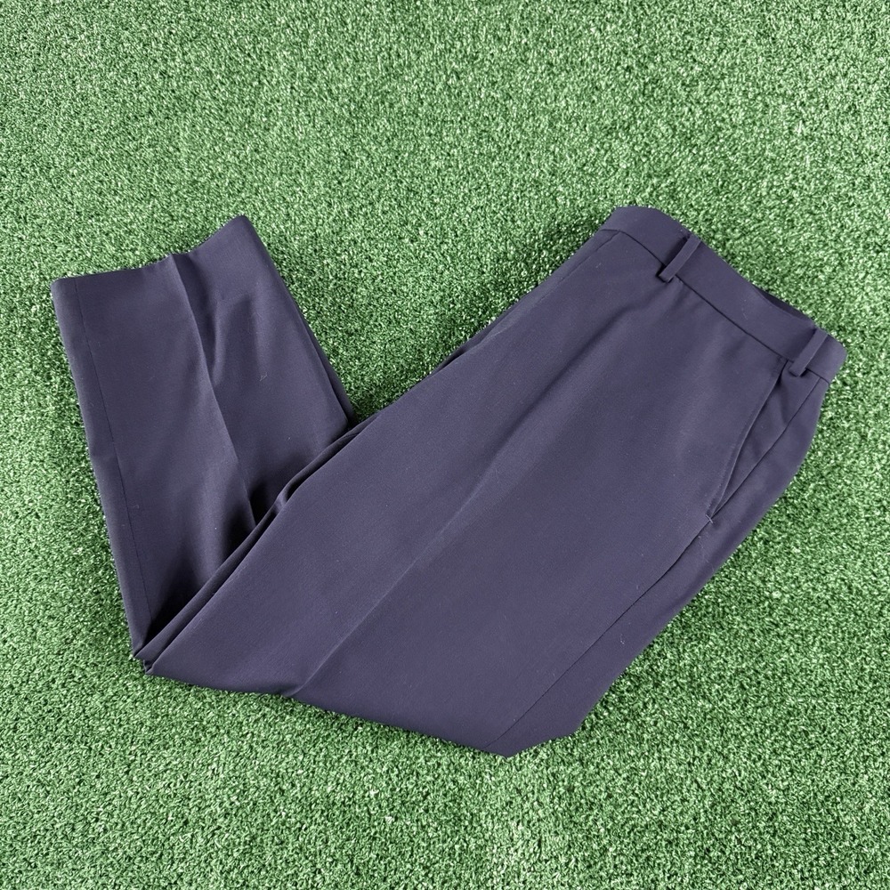 SuitSupply Traveller Mens Dress Pants Wool Trouser Pleated Italy Size 38x26 Blue